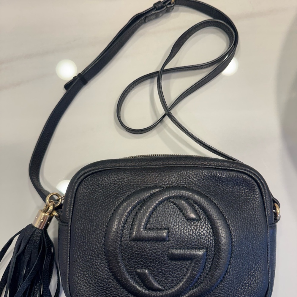 Gucci Black Crossbody Camera Bag